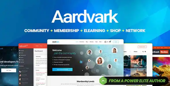 Aardvark Community Membership Theme Latest