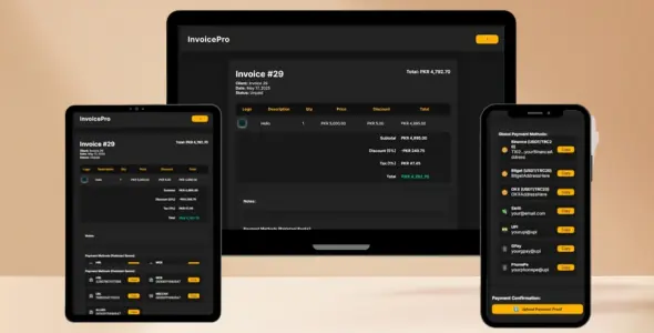 InvoicePro – Next-Gen Invoice WordPress Theme