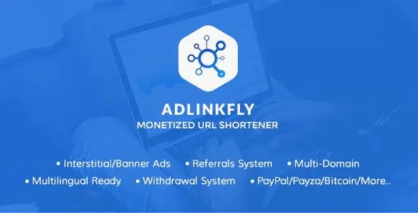 Adlinkfly Monetized URL Shortener PHP Script