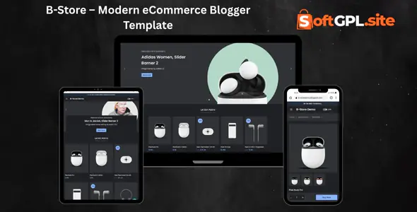 B-Store – Modern eCommerce Blogger Template | Shopping & Store Theme for Blogger