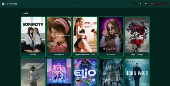 AVMovies Blogger New Movie Theme