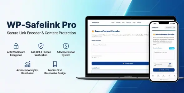 WP-Safelink Pro – Ultimate Secure Link Encoder & Content Protector