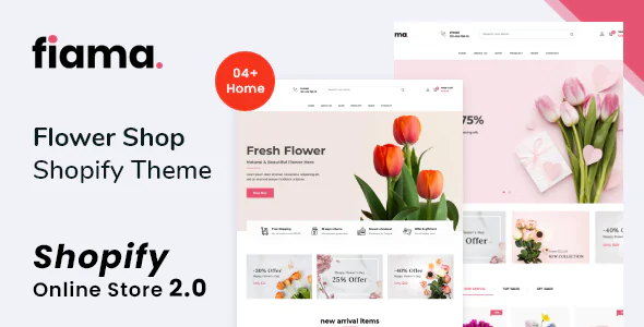 Fiama - Flower Shop Florist Shopify Theme OS 2.0